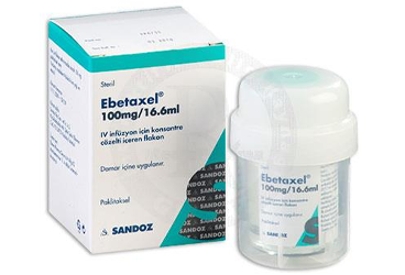 EBETAXEL 100 MG/16,6ML IV INF. ICIN KON.COZ.ICEREN FLAKON